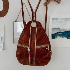 A Milano Vintage Leather Backpack